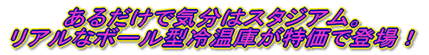 ���邾���ŋC���̓X�^�W�A���B���A���ȃ{�[���^�≷�ɂ������œo��I